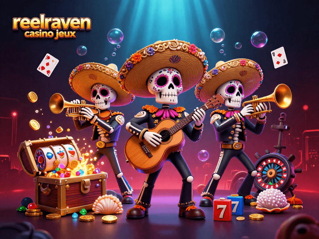 Découvrez les jeux de casino ReelRaven avec des graphismes époustouflants et une ambiance festive.