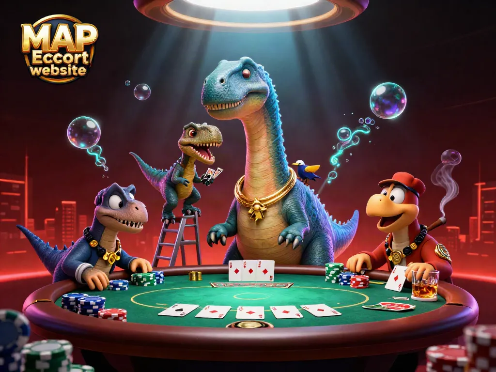 Engage with the exciting features of MAP Escort website, showcasing a vibrant poker scene.